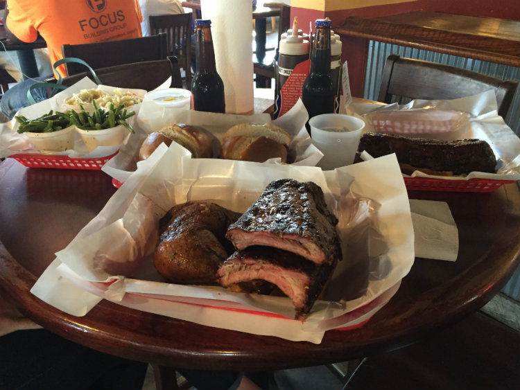 Ribs from Pappy's.