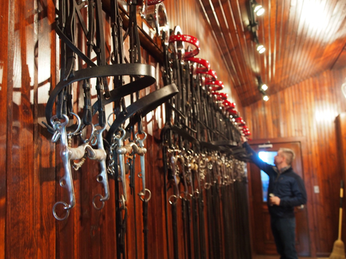 The tackroom at High Spirits.