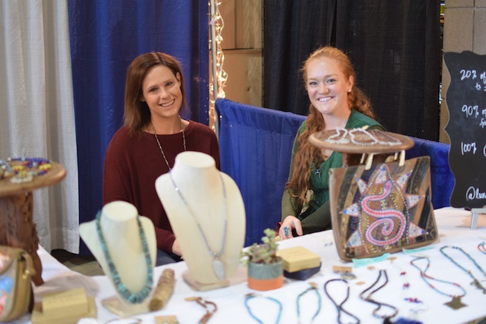 Ali and her friend Lexi Strauss brought Ali's Luna Avalon Designs to this years American Royal.