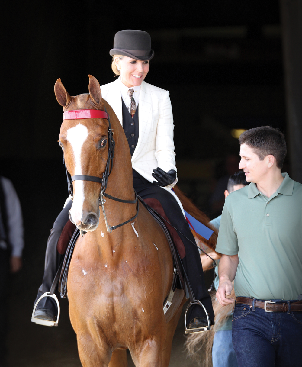 Daniel Lockhart demonstrates appropriate attire for attendants at smaller shows a collared shirt belt and clean jeans.