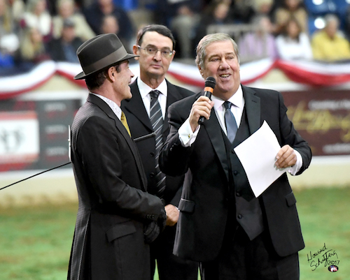 Peter Fenton at the 2017 World's Championship Horse Show.