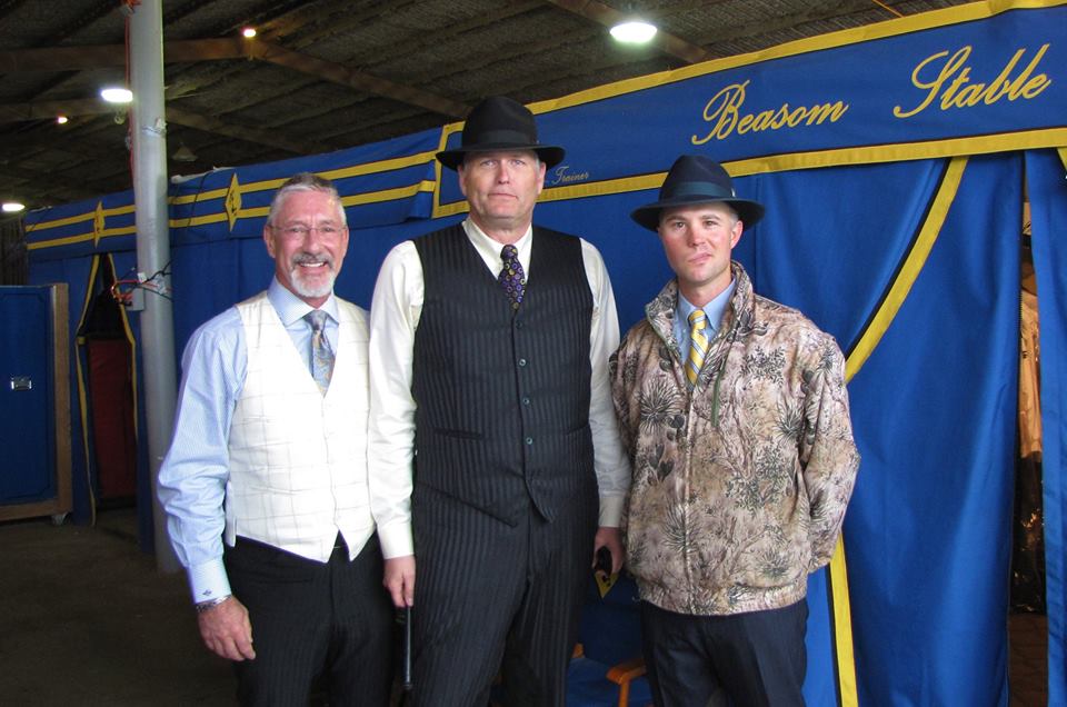 Michael with Bill Been and Todd Davidson at Pin Oak.