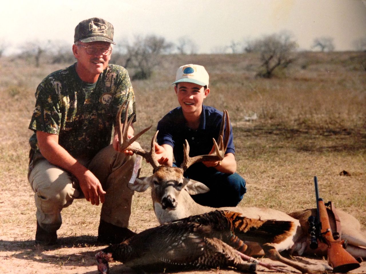 Michael and his father.