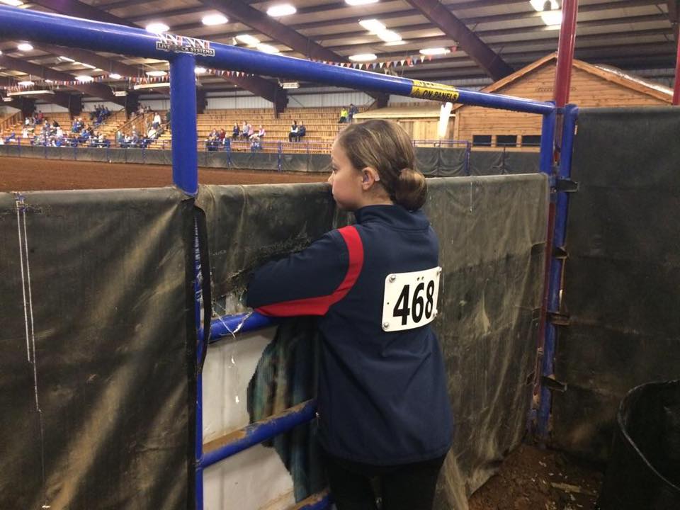 Allison at a Winter Tournament in Yadkinville, North Carolina this past February.